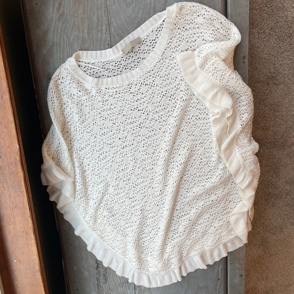 oneA Sweaters - OneA white sweater shawl | size M/L